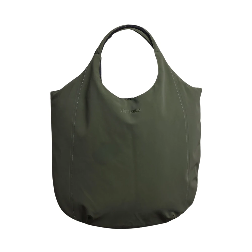 Stutterheim Waterdichte Shopper Tas voor Alle Gelegenheden Green Dames