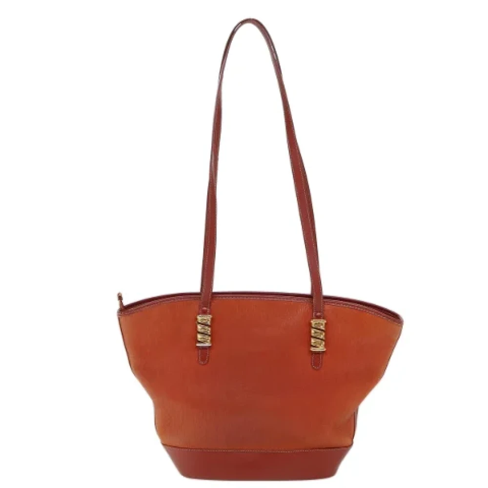 Loewe Pre-owned Leather totes Orange Dames