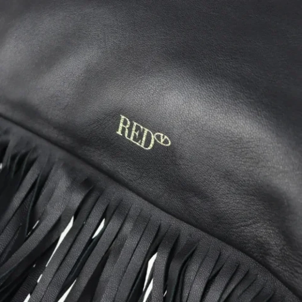 Valentino Vintage Pre-owned Leather shoulder-bags Black Dames