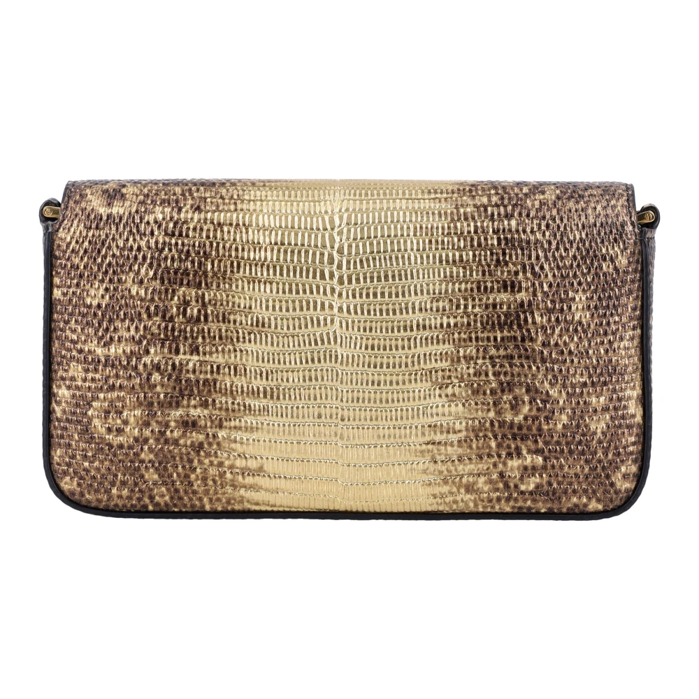 Tom Ford Tejus Print Mini Tas Yellow Dames