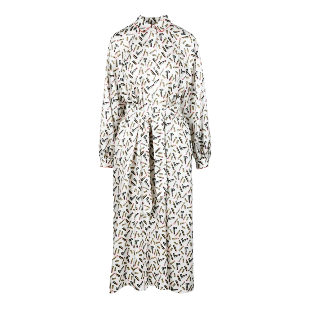 Max Mara Zijden jurk voor vrouwen Multicolor Dames