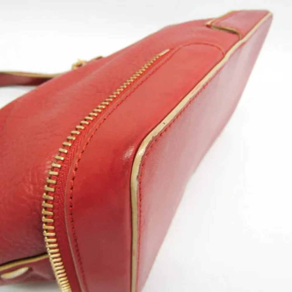 Chloé Pre-owned Leather handbags Red Dames