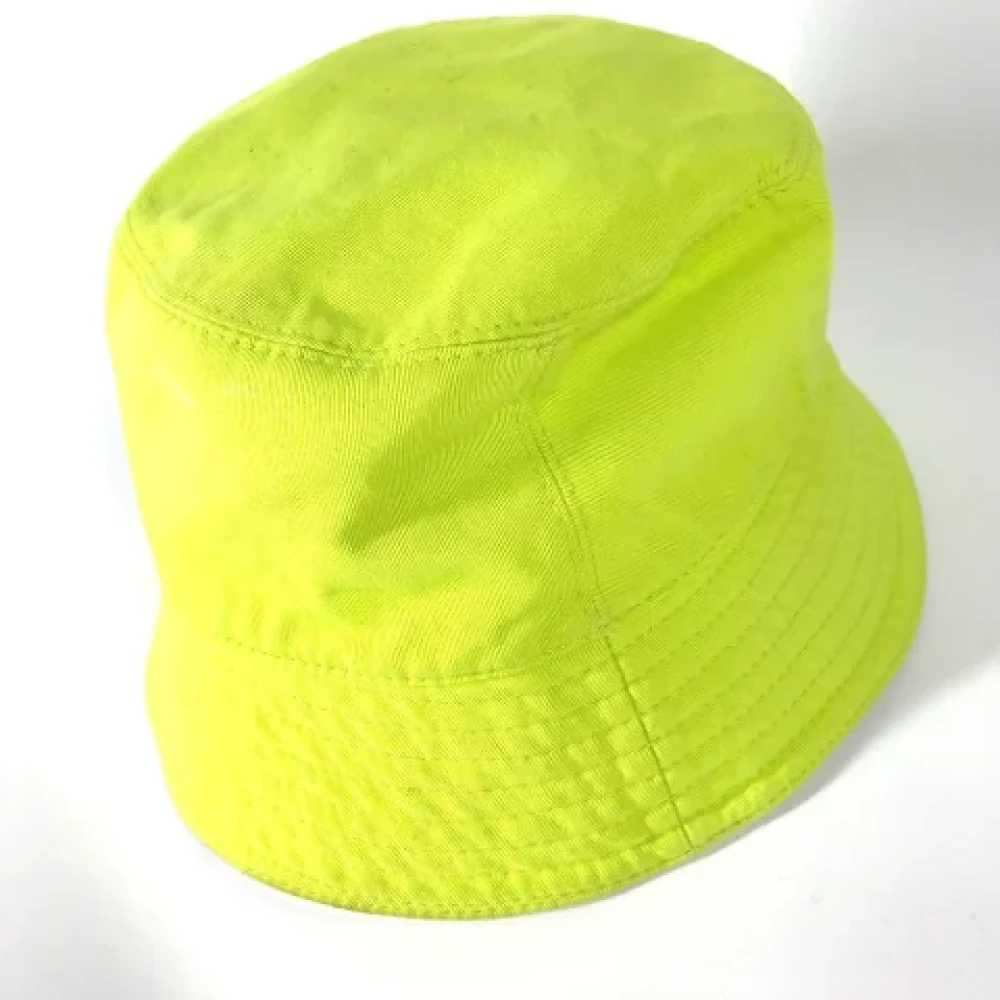 Louis Vuitton Vintage Pre-owned Cotton hats Yellow Dames