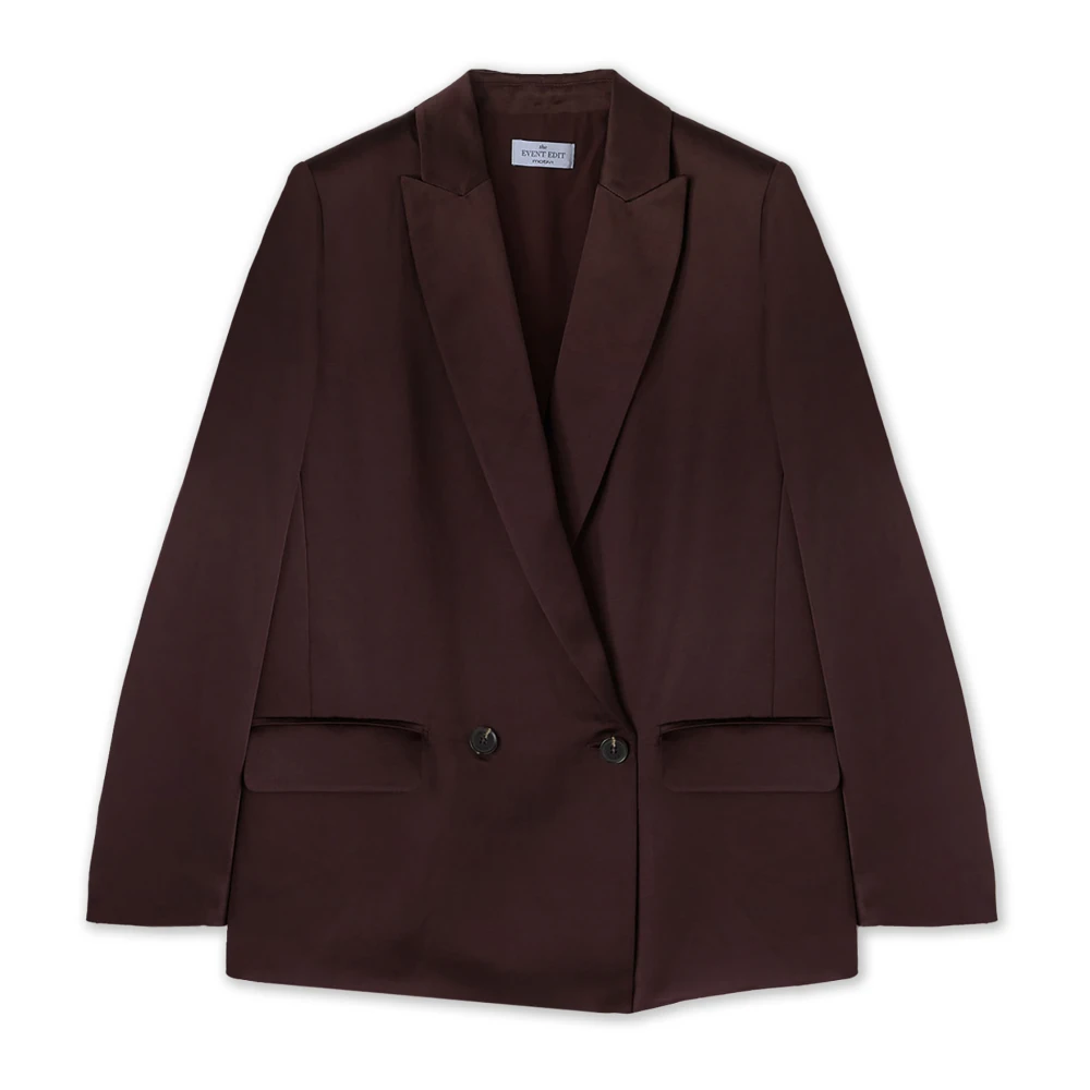 Motivi Vrouw Bruin Jassen Dames, L, Linnen, Blazers