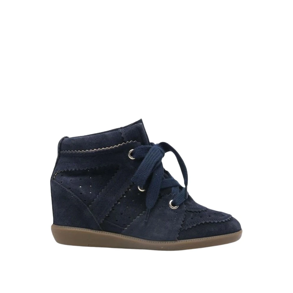 Isabel Marant Women's Blue Bobby Trainers, Sneakers, 8 Uk, Shoes