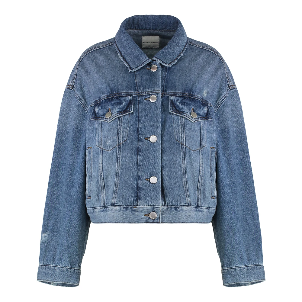 Pinko Women's Blue Garbone Denim Jacket - Denim Jackets - Xs - Jackets