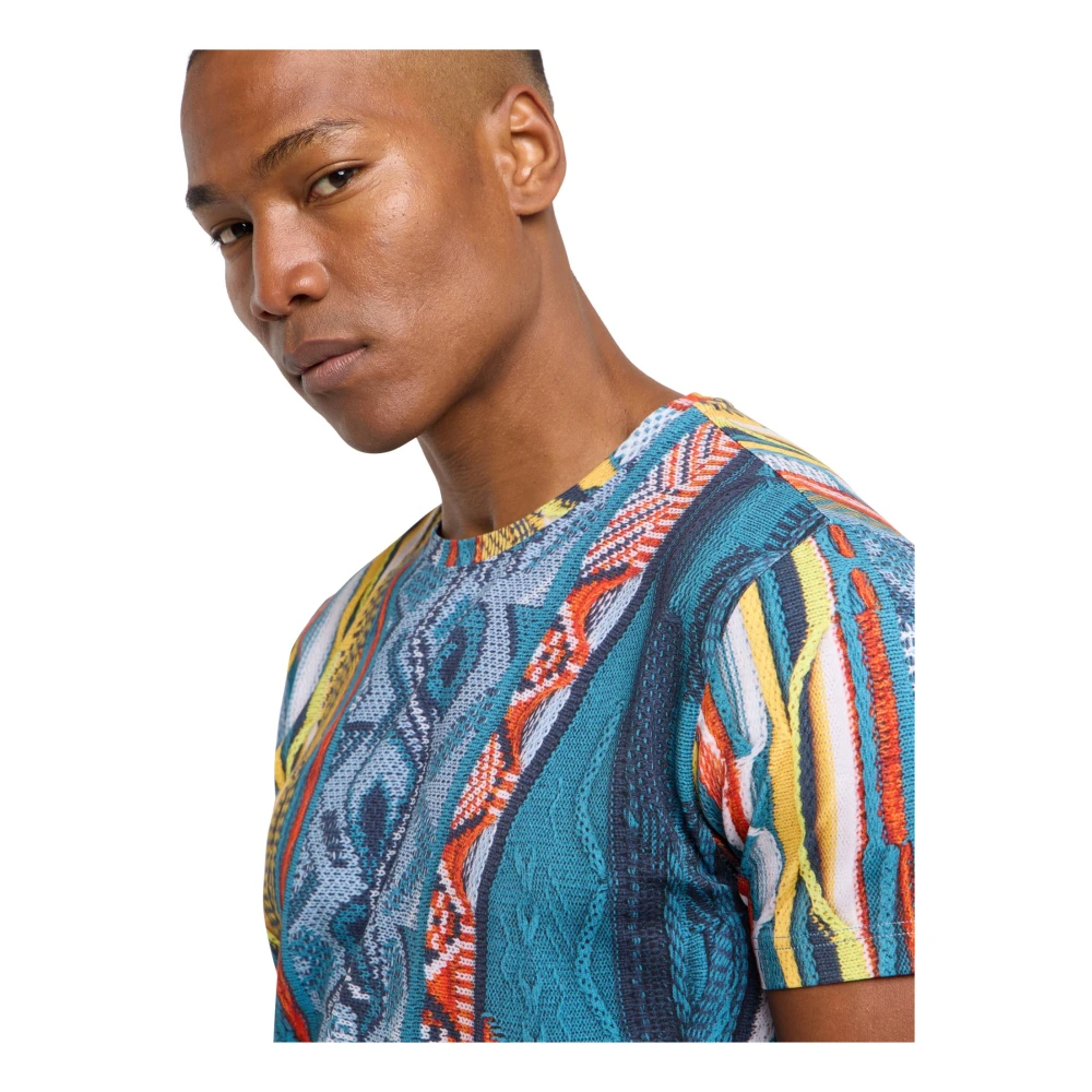 carlo colucci Gebreid T-shirt Dini Multicolor Heren