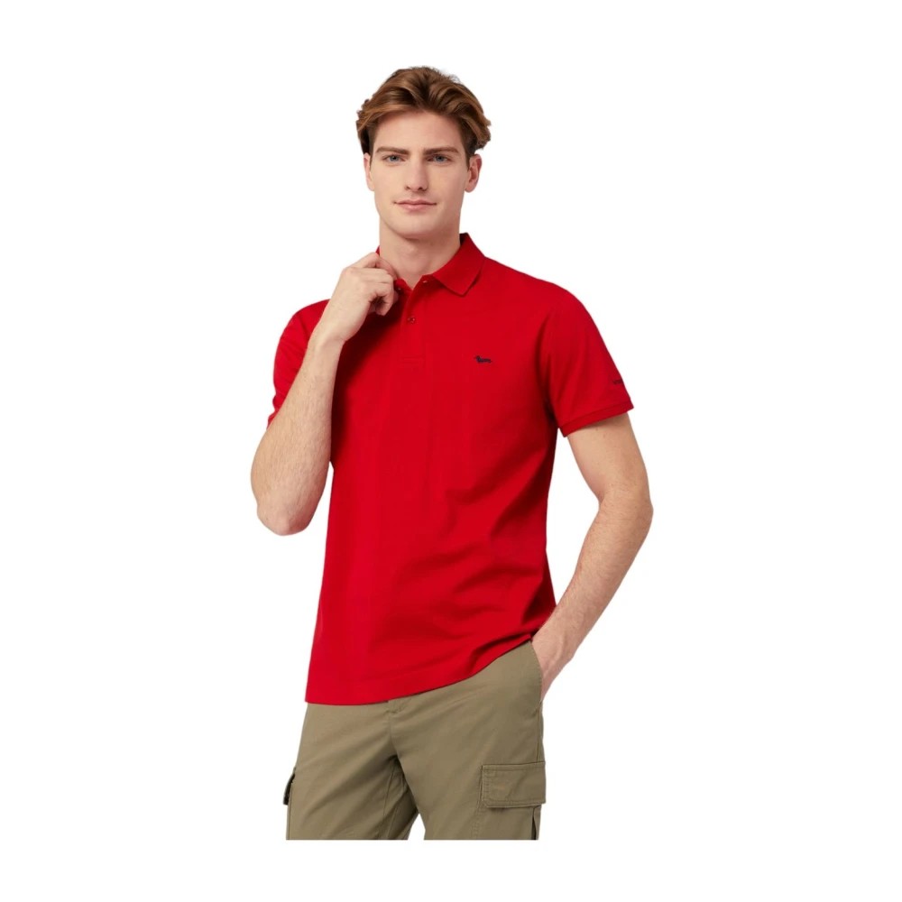 Harmont & Blaine Korte Mouw Polo Red Heren