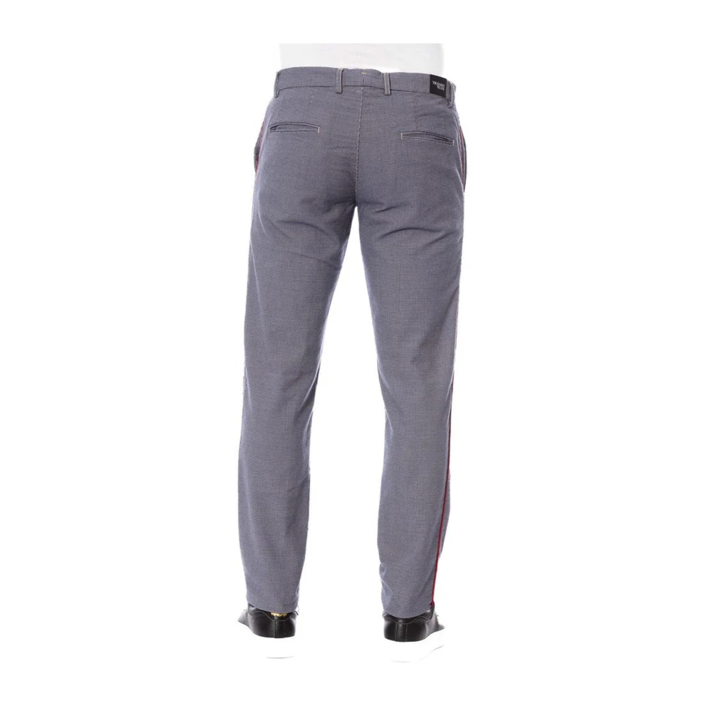 Trussardi Blauwe Katoenen Jeans Pantalon Broek Blue Heren