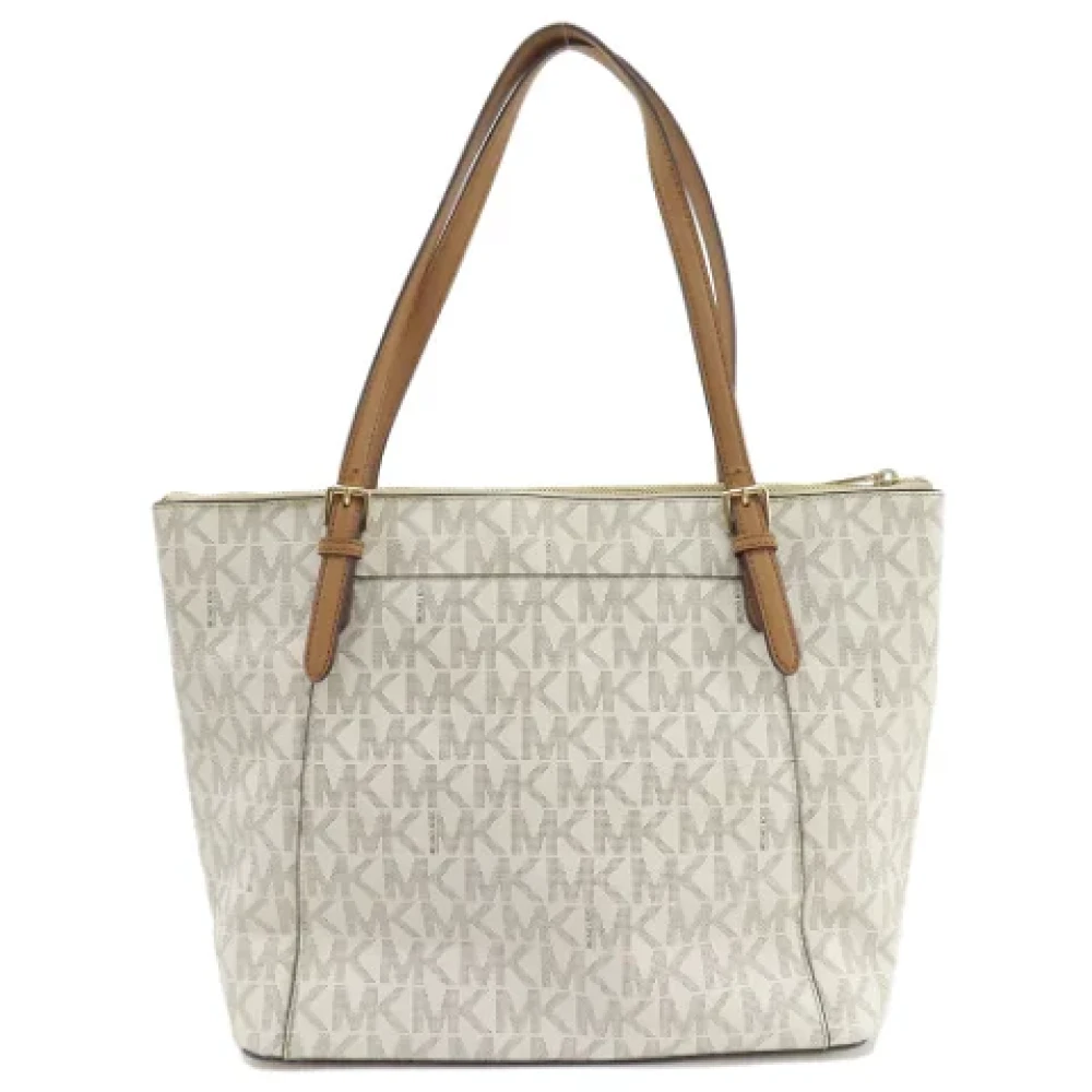Michael Kors Pre-owned Canvas totes Beige Dames