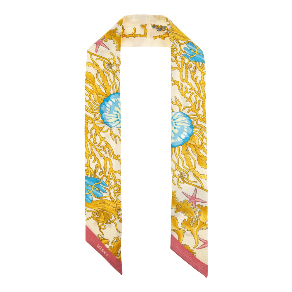 Versace Unisex Multicolor Silk Scarf - Silk Scarves - One Size - Accessories