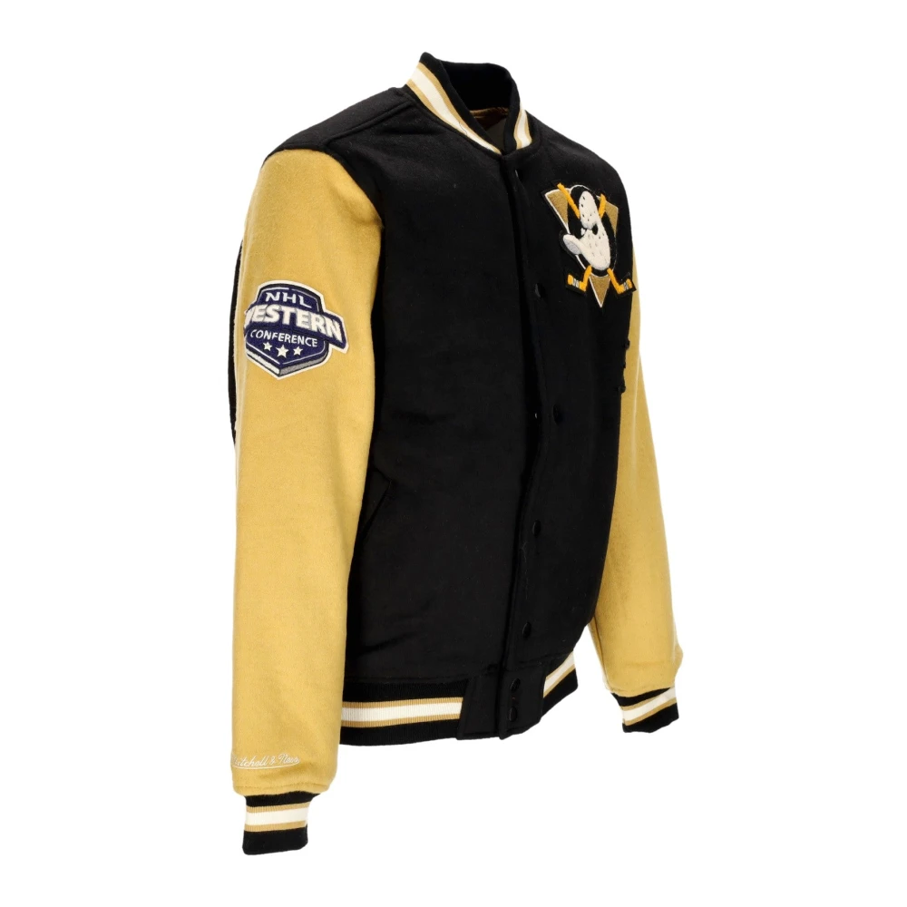 Mitchell & Ness NHL Team Legacy Varsity Jacket Black Heren