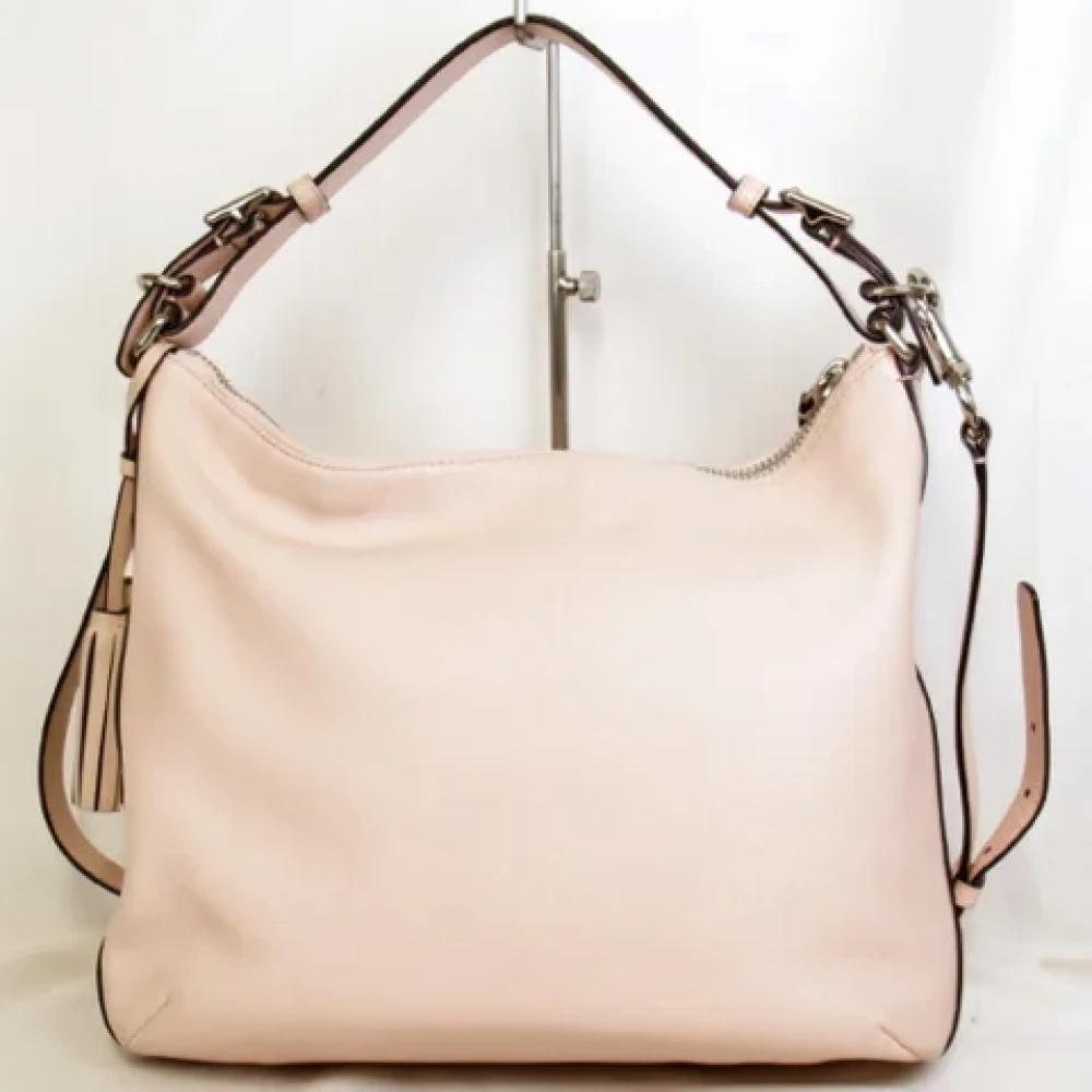 Coach Pre-owned Fabric shoulder-bags Pink Dames