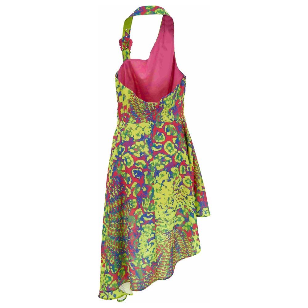 Versace Jeans Couture Elegante Designerjurken Multicolor Dames