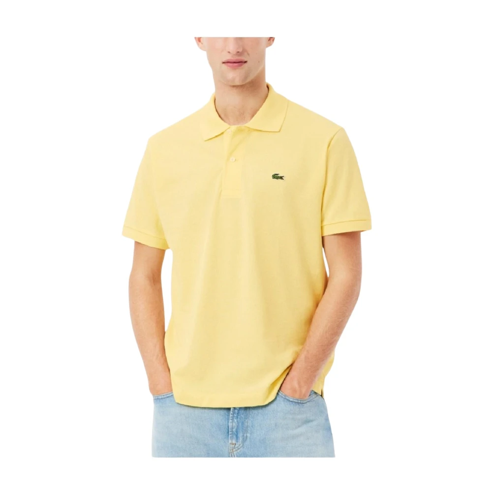 Lacoste Men's Yellow Polo Shirts, S, Classic Fit Polo