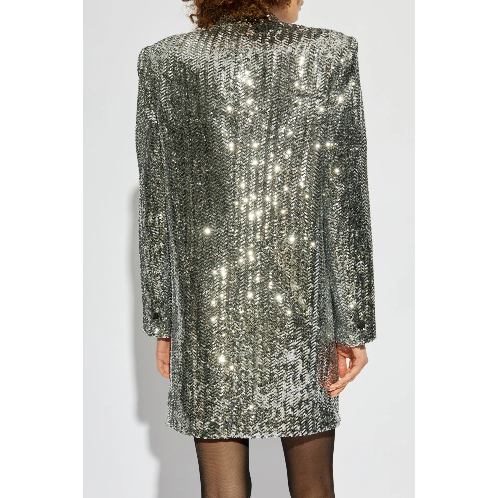 Anine Bing Paillettenjurk Veneda Gray Dames
