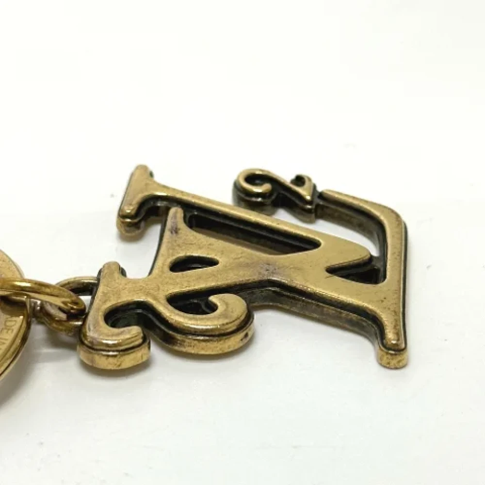 Louis Vuitton Vintage Pre-owned Fabric key-holders Yellow Dames