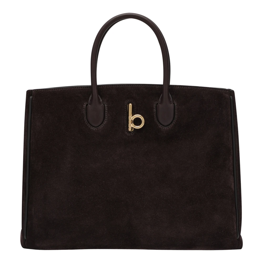 Burberry Kleine Tote Tas Brown Dames