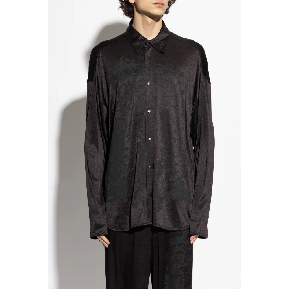 Diesel Shirt met logo Black Heren