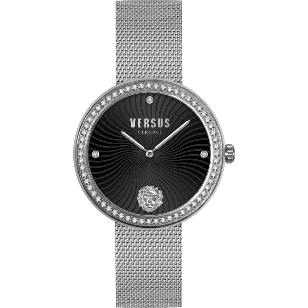 Versus Versace Women's Gray Elegant Mesh Band Watch