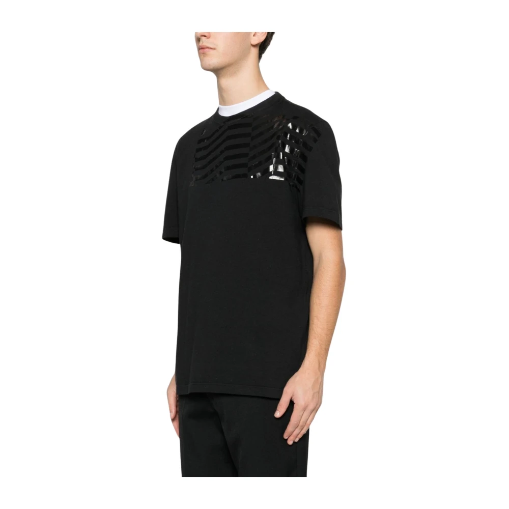 Golden Goose Men's Black T-Shirts, L, Cotton Crew-Neck T-Shirt