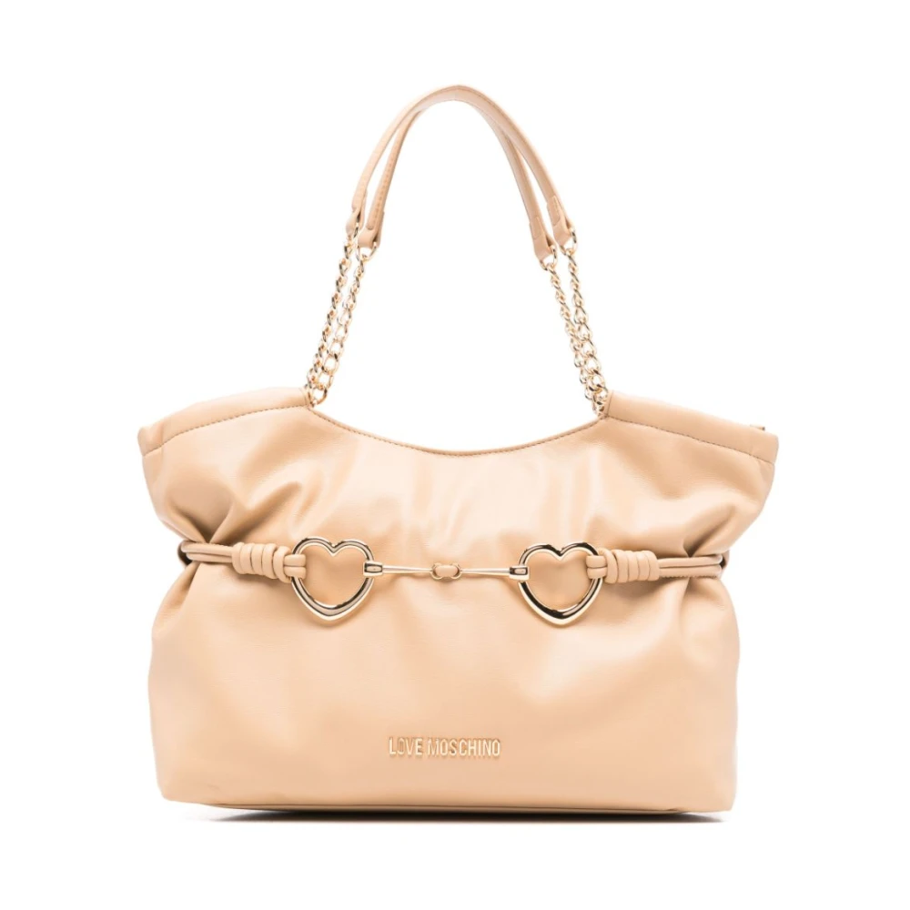 Love Moschino Bruine tassen met top ritssluiting Brown Dames