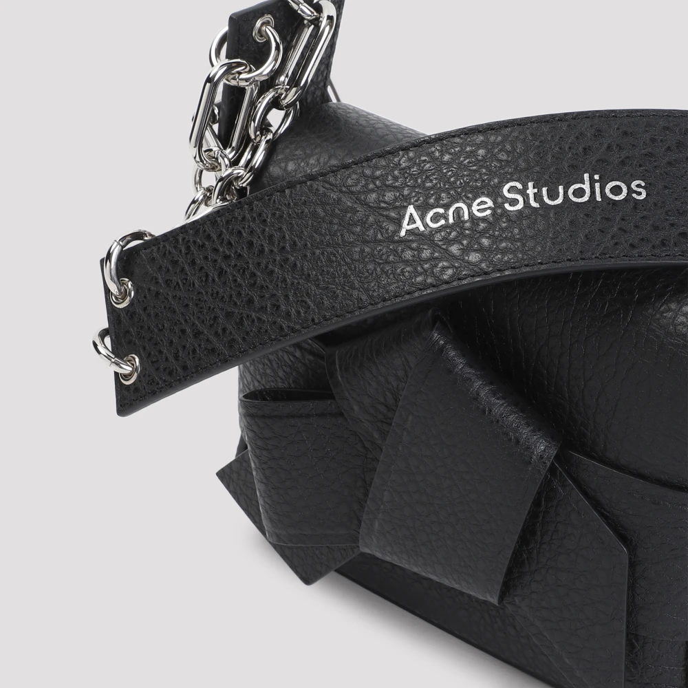 Acne Studios Zwarte schoudertas voor vrouwen Black Dames