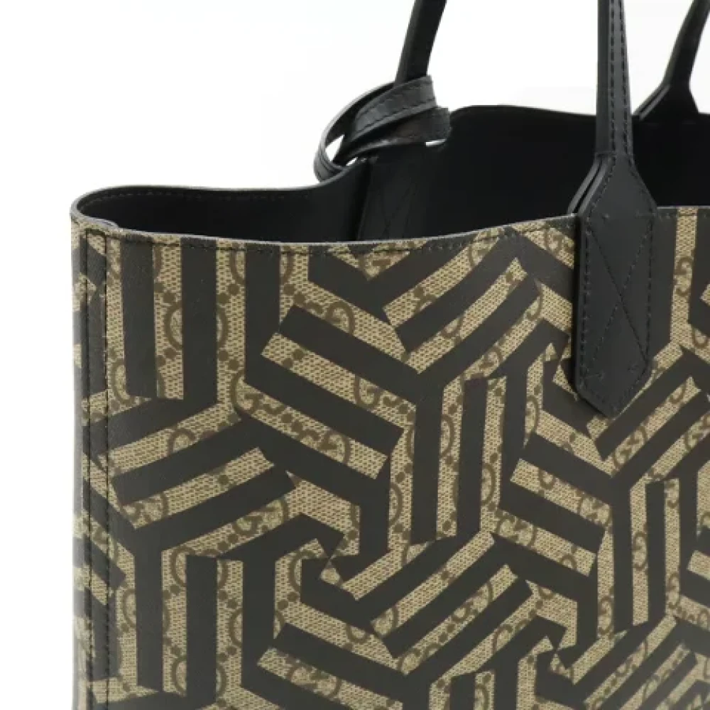 Gucci Vintage Pre-owned Canvas totes Beige Dames
