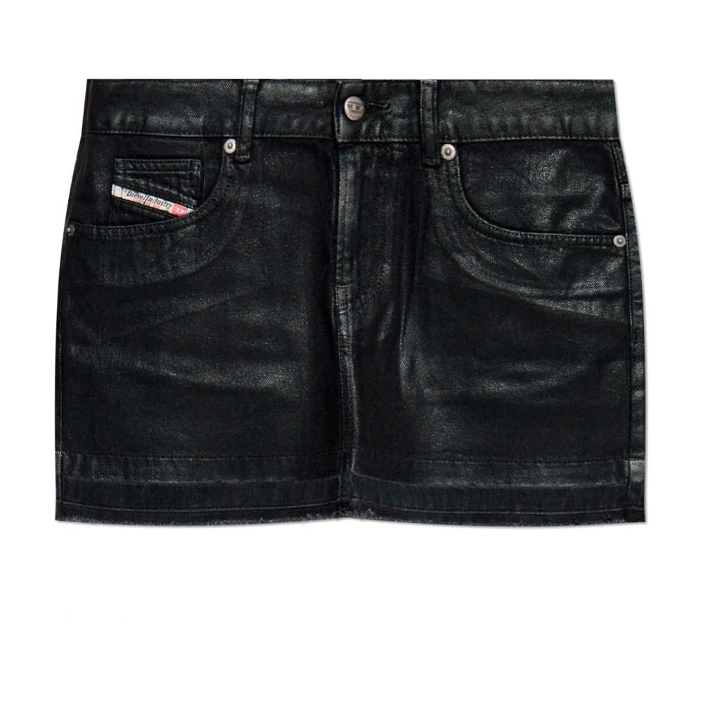 Diesel Denim Rok De-Ron Black Dames