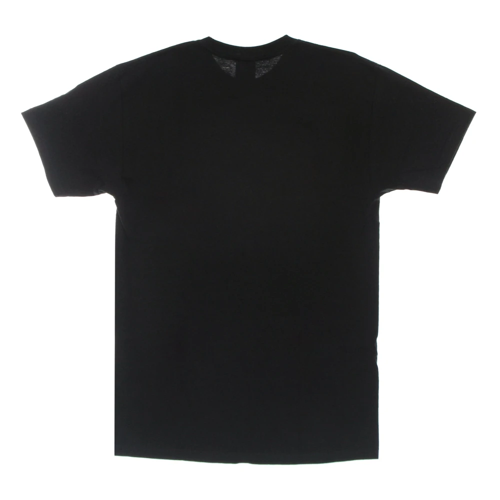 HUF Zwart Logo Tee Korte Mouw T-shirt Black Heren