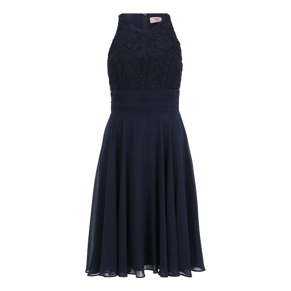 Vera Mont Kanten Avondjurk Blue Dames