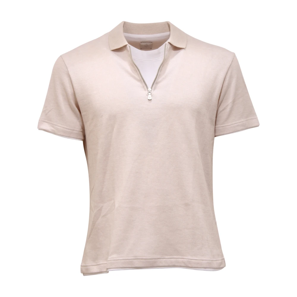 Eleventy Homme Beige - Tops > Polo Shirts