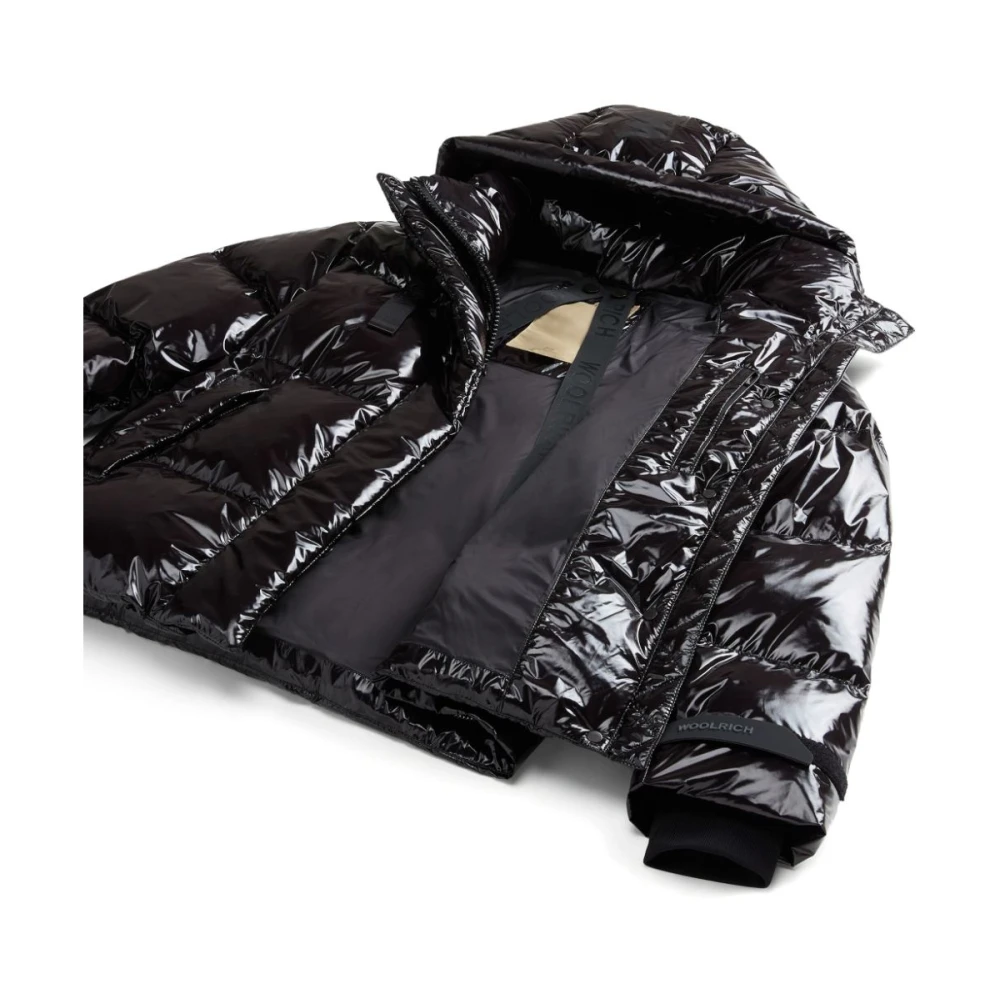 Woolrich Zwarte Parka voor Vrouwen Aw24 Black Dames