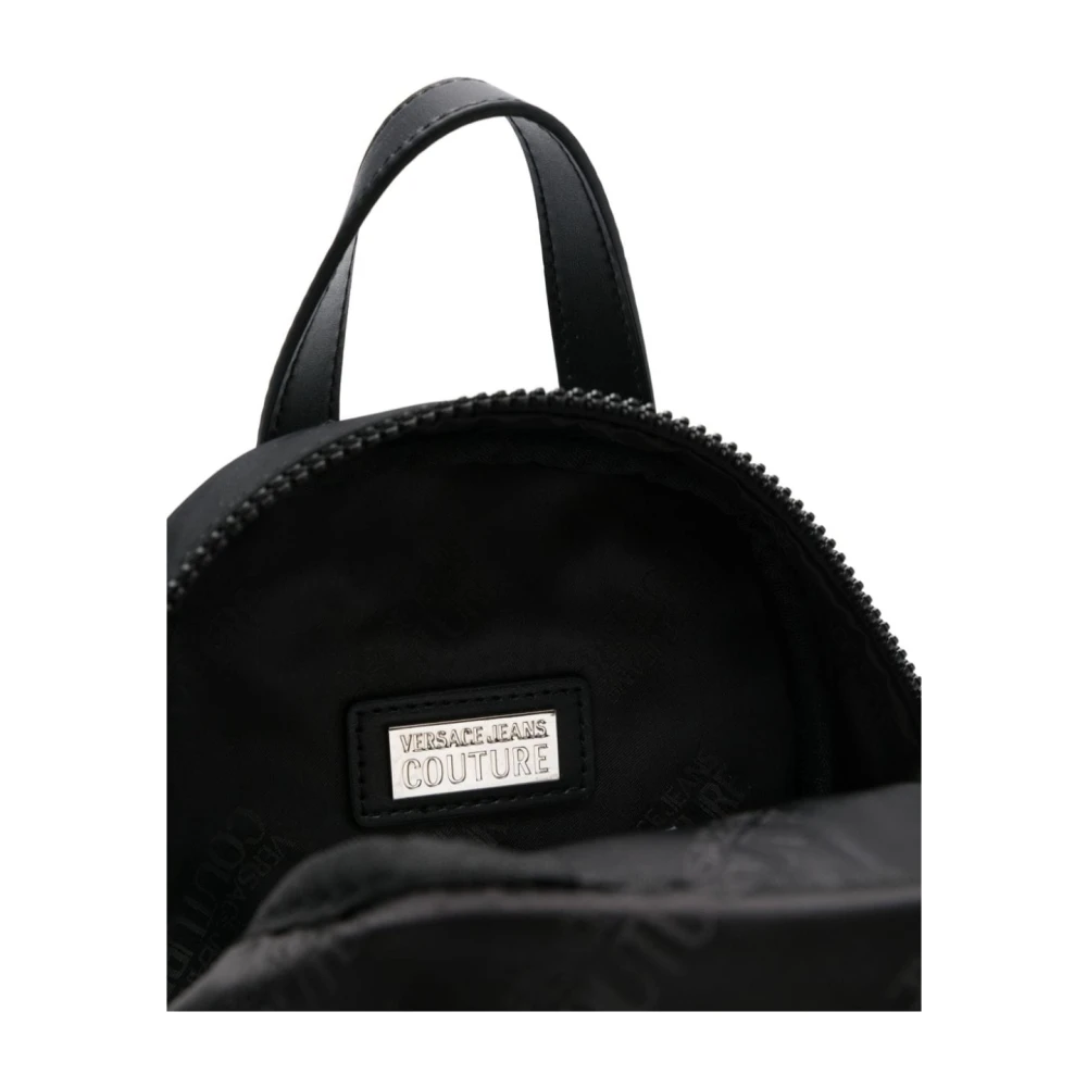 Versace Jeans Couture Zwarte Bucket Bag Rugzak voor Vrouwen Black Dames