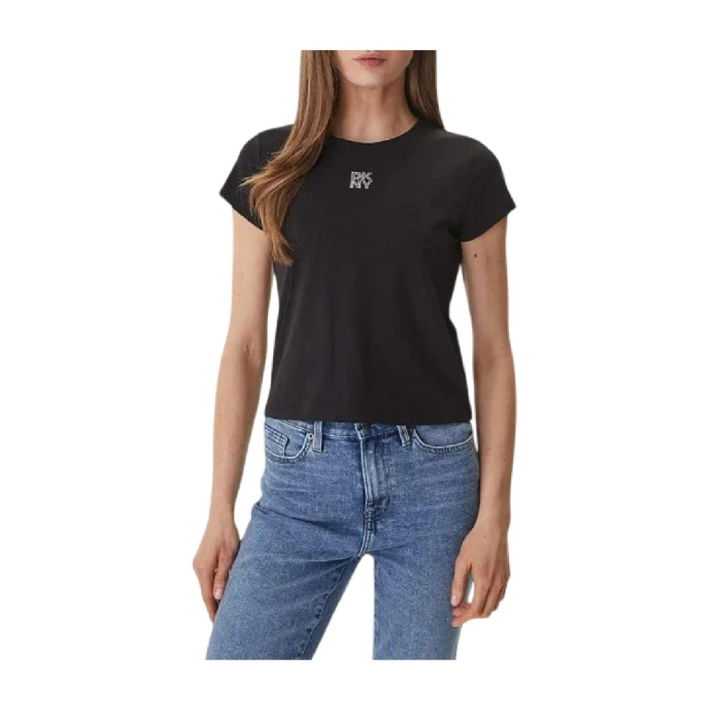 Dkny Black T-Shirts, Female, L, T-Shirts