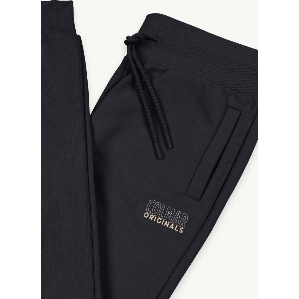Colmar Blauwe Broek Interlock Katoenmix Blue Dames