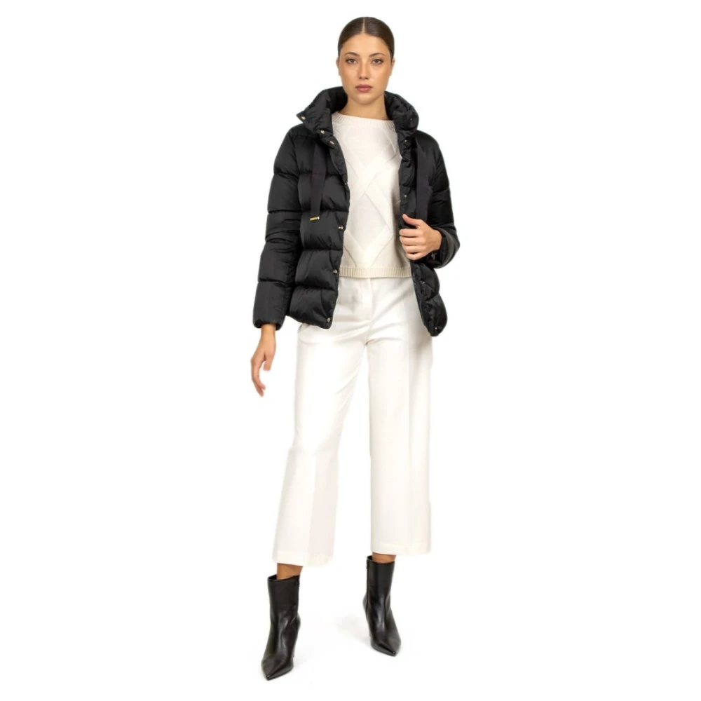 Liviana Conti Witte Wol Crop Trui White Dames