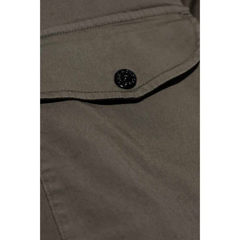 Stone Island Shirt met logo Green Heren