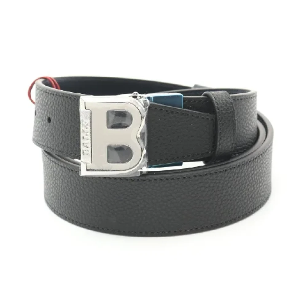 Bally Pre-owned Leather belts Black Heren