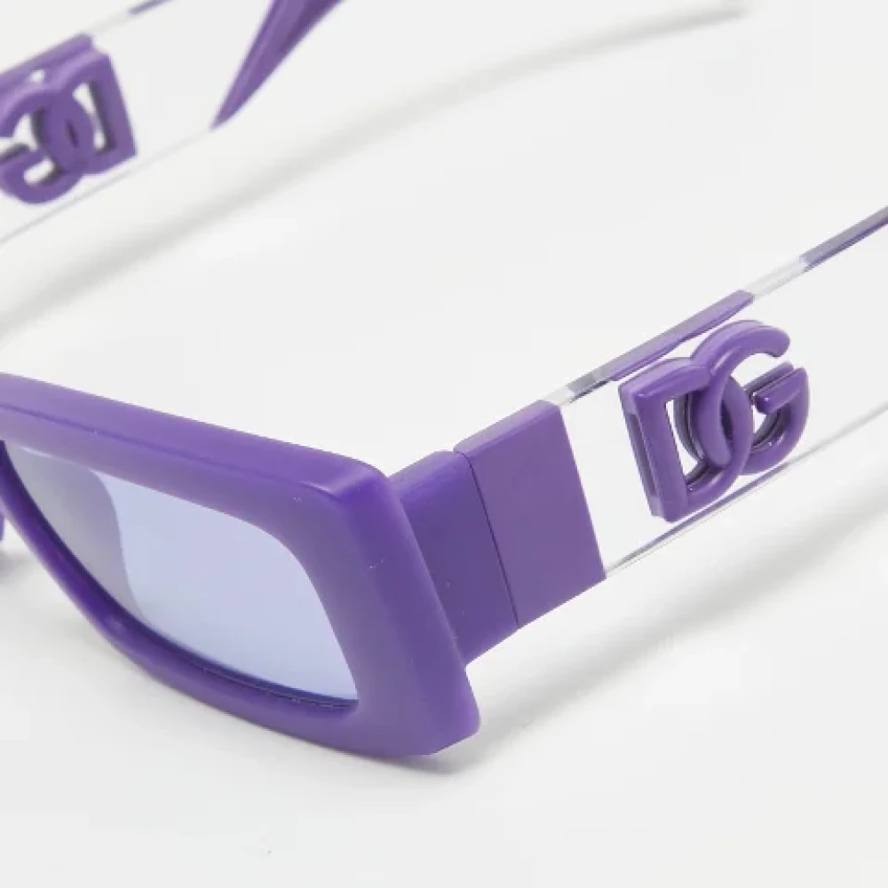 Dolce & Gabbana Pre-owned Acetate sunglasses Purple Dames