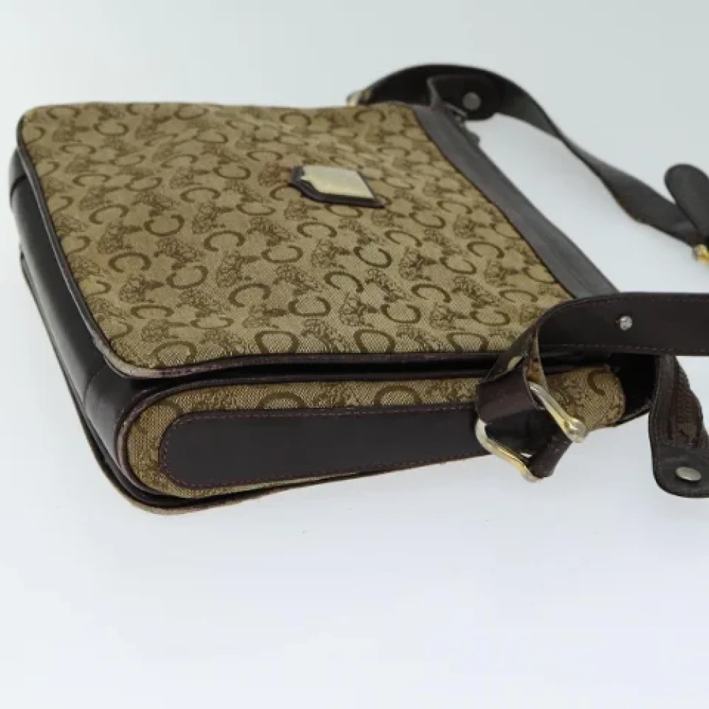 Celine Vintage Pre-owned Canvas celine-bags Beige Dames