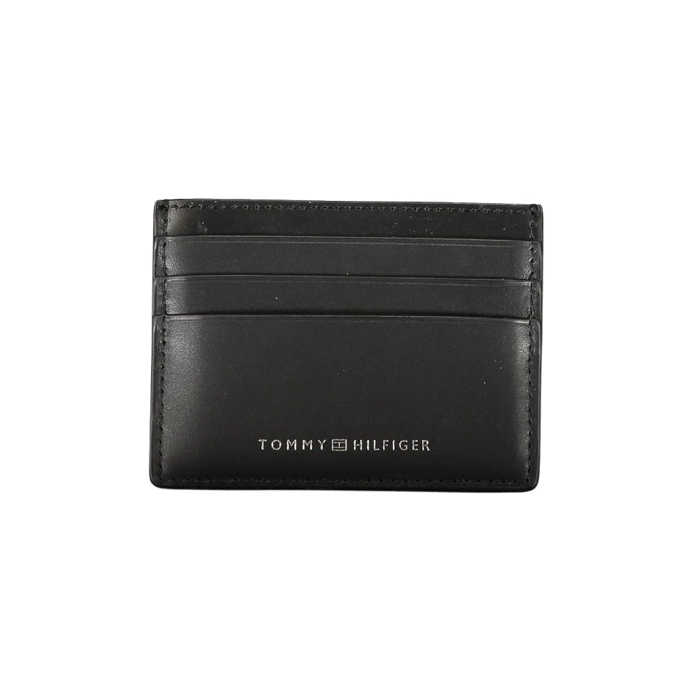 Tommy Hilfiger Men's Black Leather Wallet