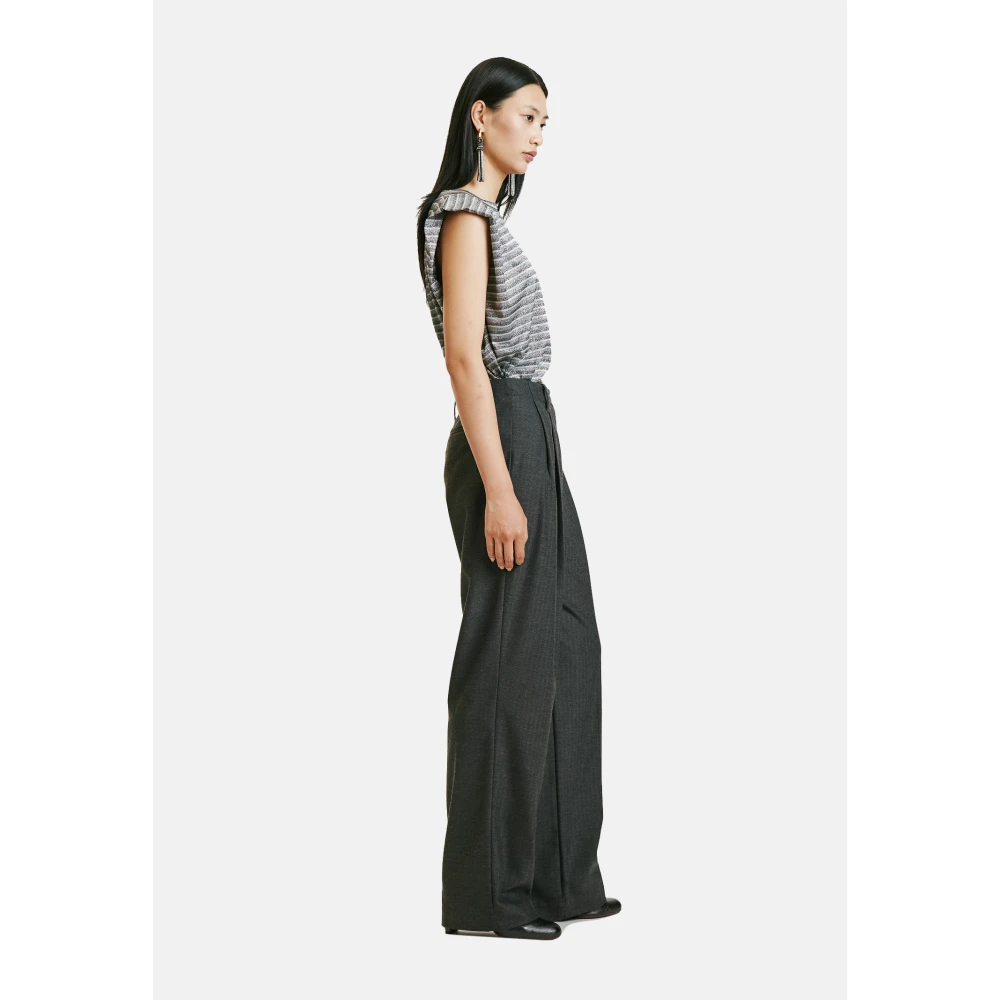 Momoni Broek met Chevron Patroon Green Dames