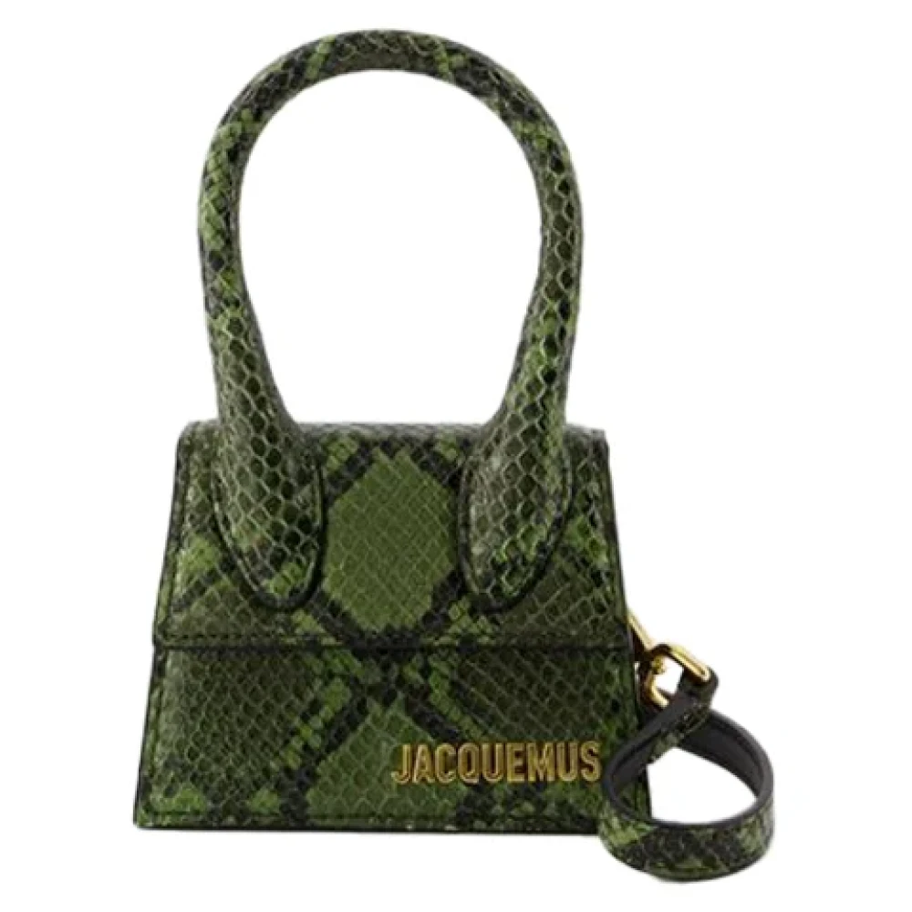 Jacquemus Leather crossbody-bags Green Dames