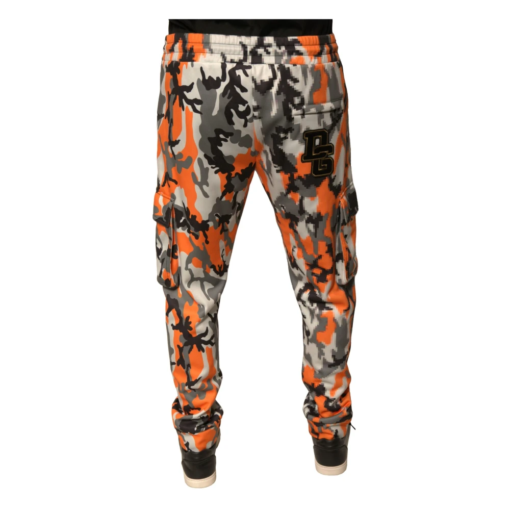 Dolce & Gabbana Camouflage Cargo Jogger Broek Multicolor Heren