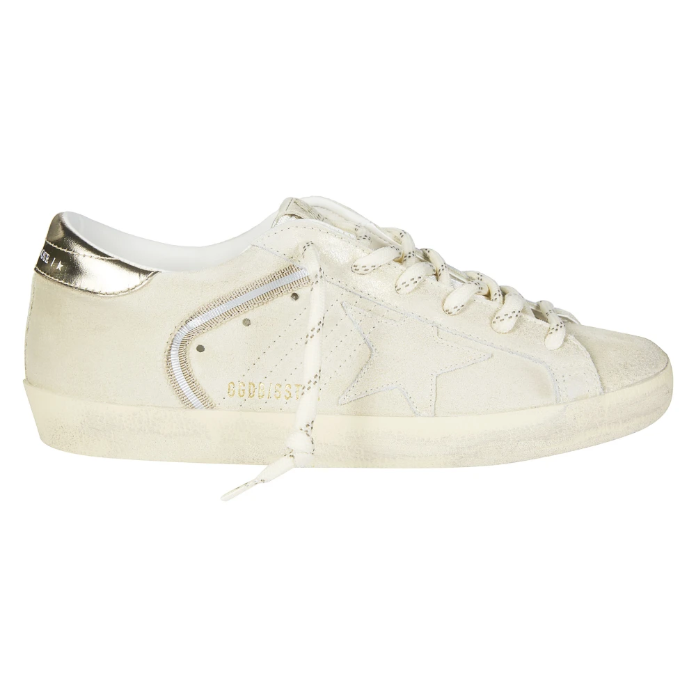 Golden Goose Super Star Suède Bovenkant Teen Dames Schoenen Beige