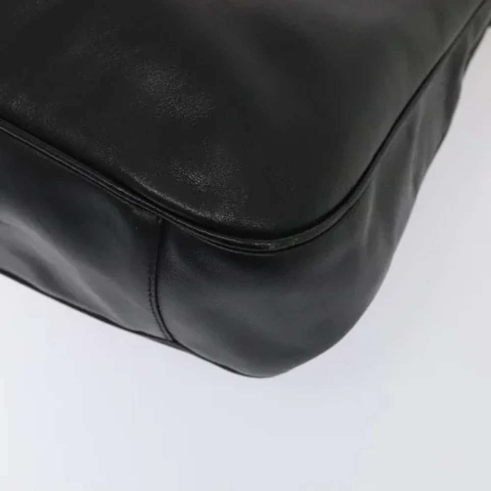Gucci Vintage Pre-owned Leather handbags Black Dames