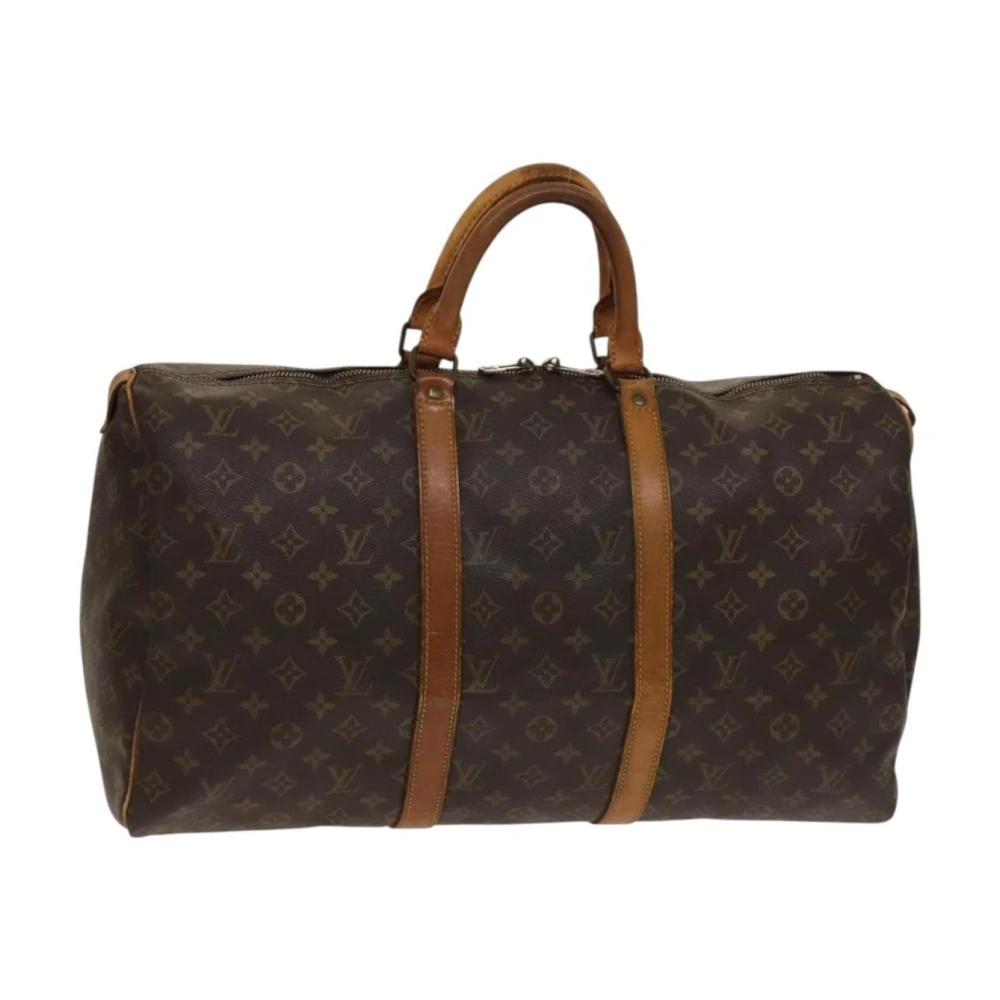 Louis Vuitton Vintage Women's Brown Pre-Owned Keepall Travel Bag