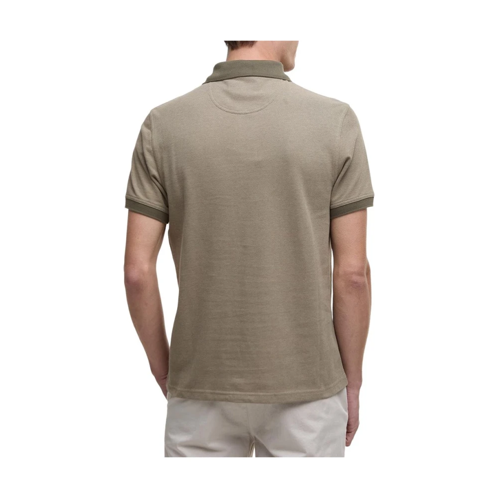 Barbour Groene Katoenen Polo Green Heren