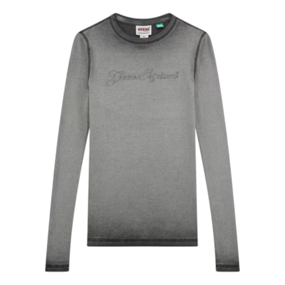 Guess Katoenen Dames T-shirt Originals Gray Dames